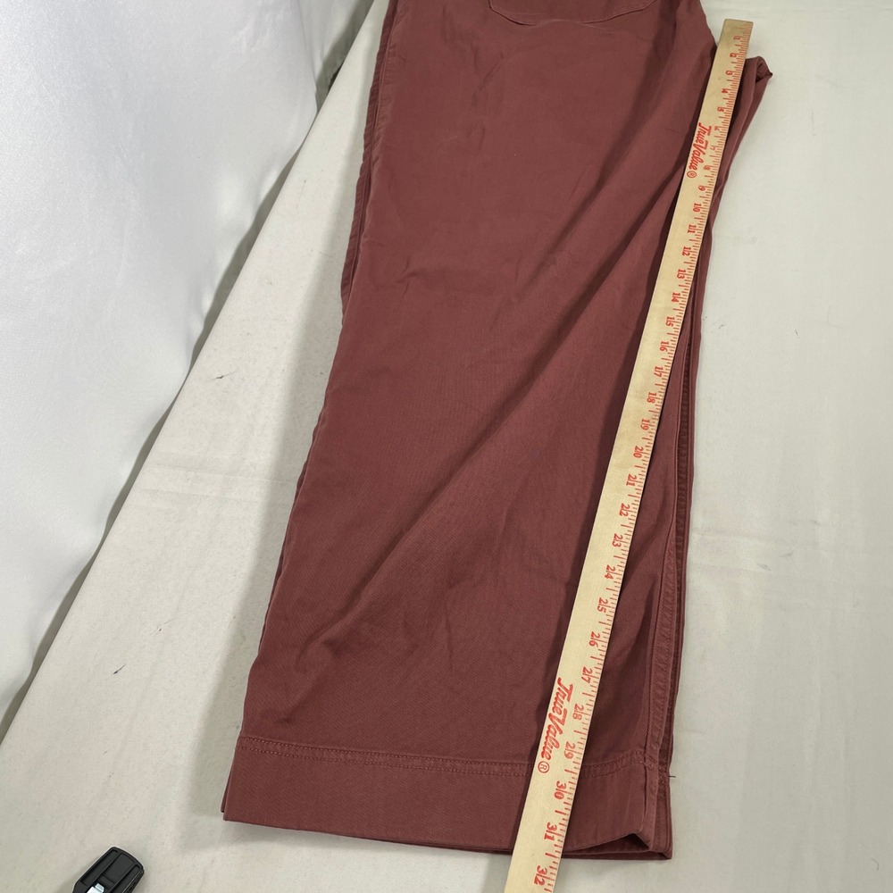 American Eagle Utility Brick Red Stretch High Rise Wide Leg Pants Womens XXL NWT - Picture 11 of 11